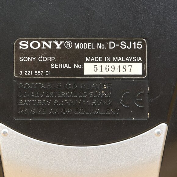 Sony Sports Walkman D‑SJ15 Portable CD Player / G‑Protection / Tested - Picture 7 of 8
